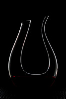 Modern Decanter with Wine