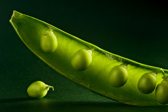The pea that fell out of the pod