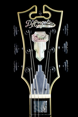 D'Angelico Excel Series EX-SS Semi-Hollow Body Headstock