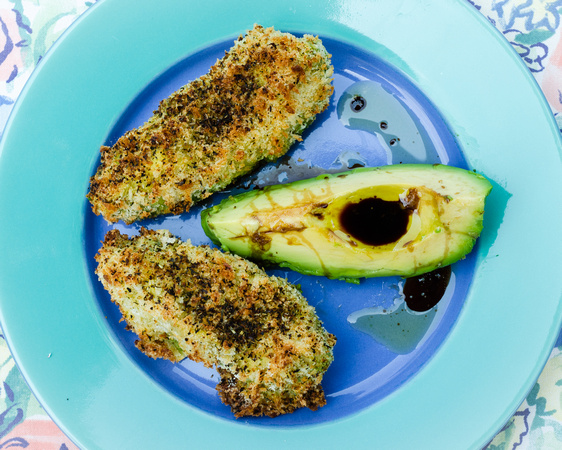 Raw and Air-fried Avocado