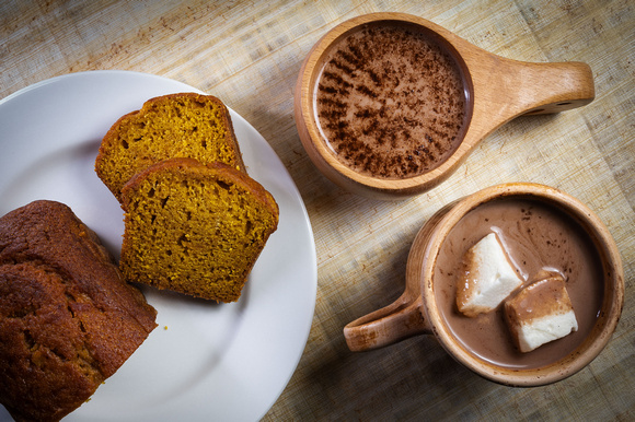 Hot Chocolate and Kathleen's Pumpkin Bread