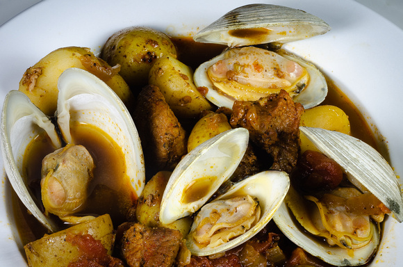 Portuguese Braised Pork and Clams