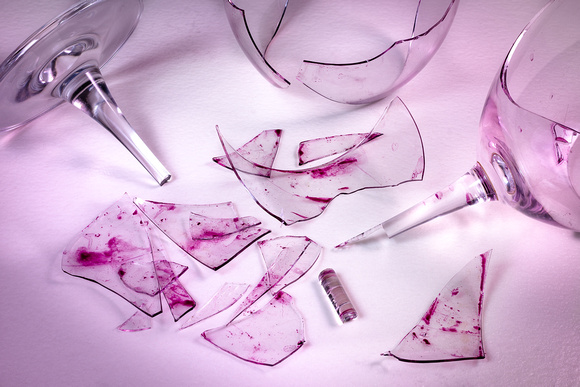 Shattered Wine Glass #2