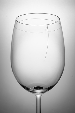 Reassembled Wine Glass