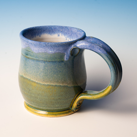 Handcrafted Glazed Pottery Mug