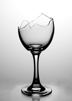 Broken wine glass #1